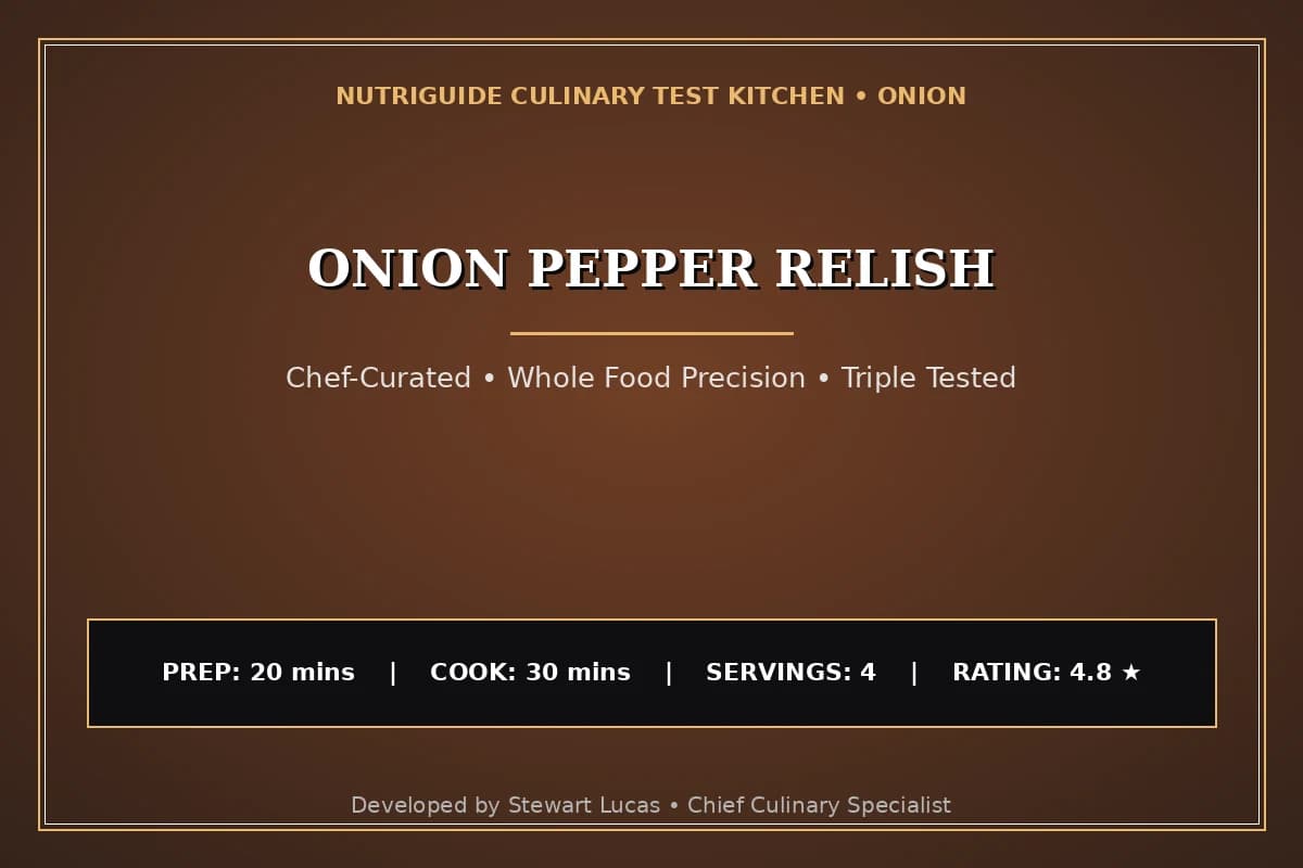 Onion Pepper Relish