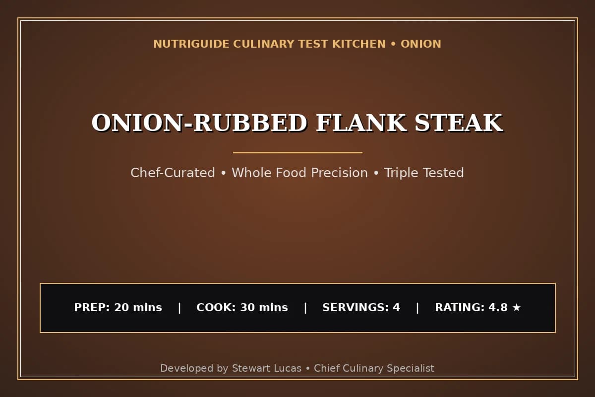 Onion-Rubbed Flank Steak