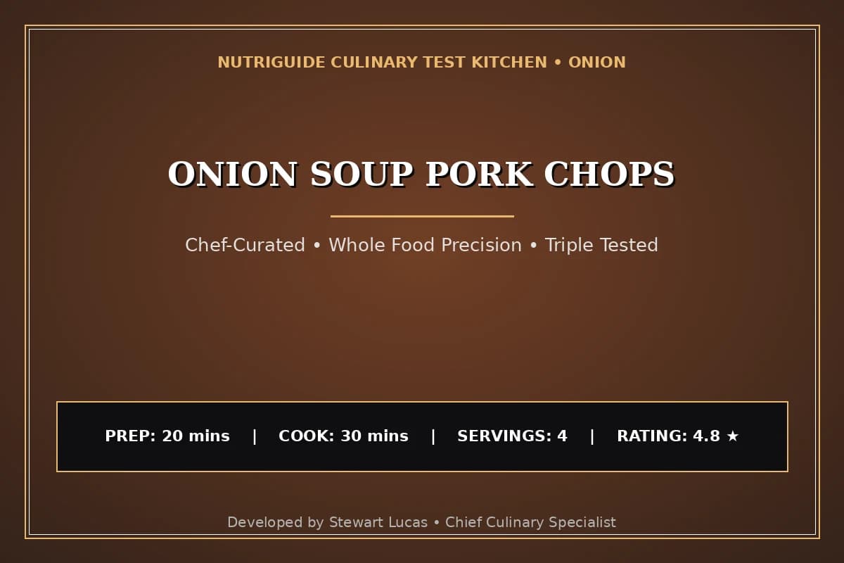 Onion Soup Pork Chops