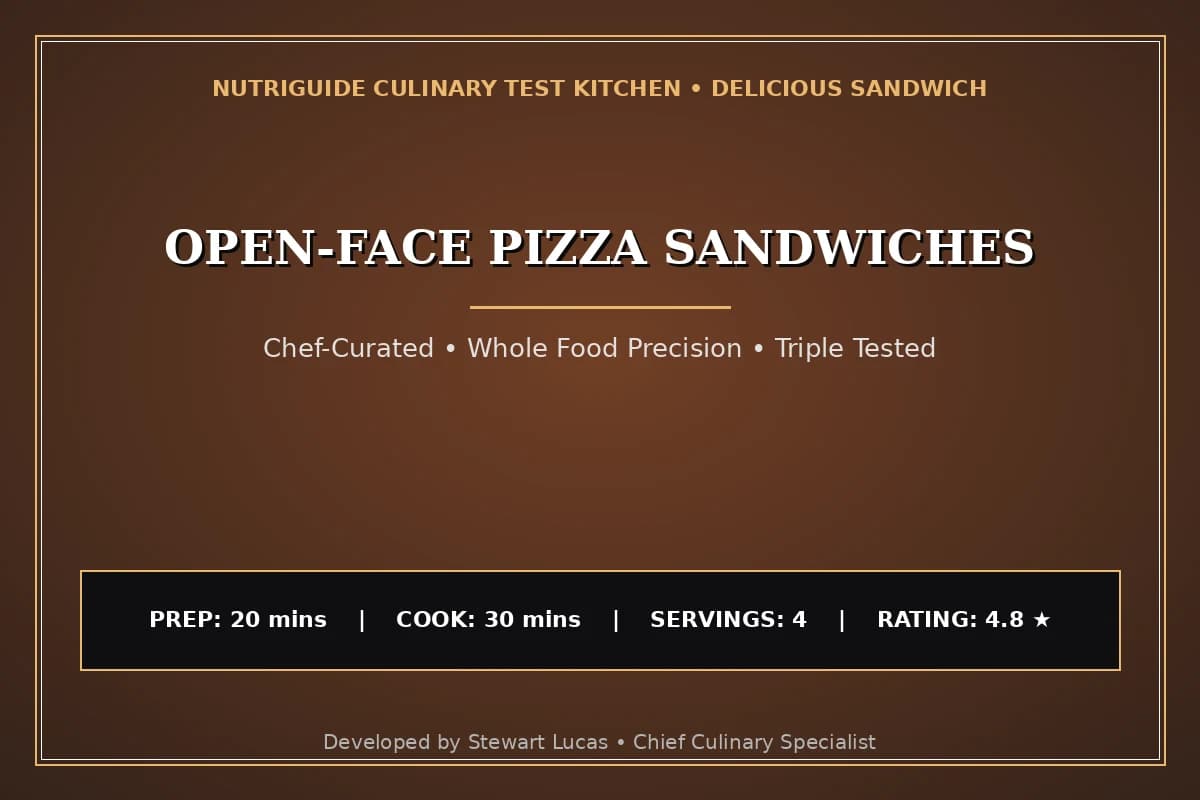 Open-Face Pizza Sandwiches