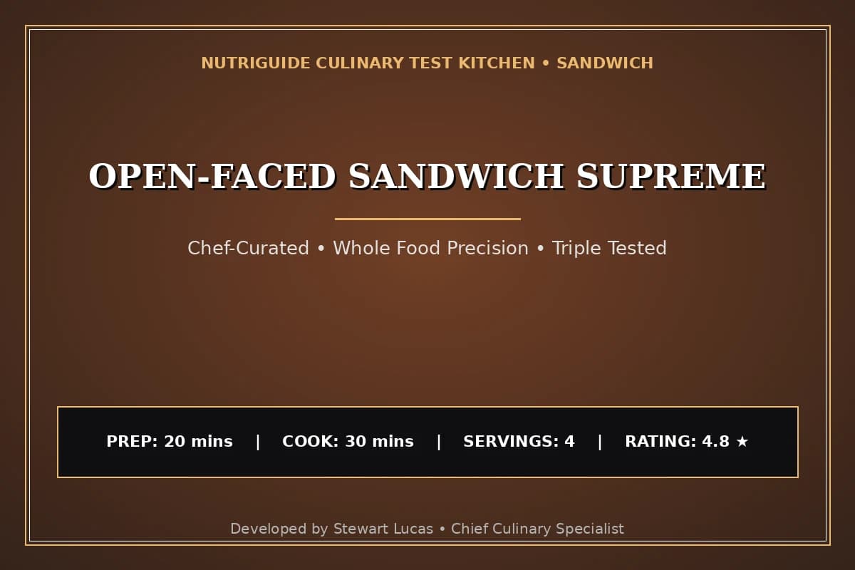 Open-Faced Sandwich Supreme