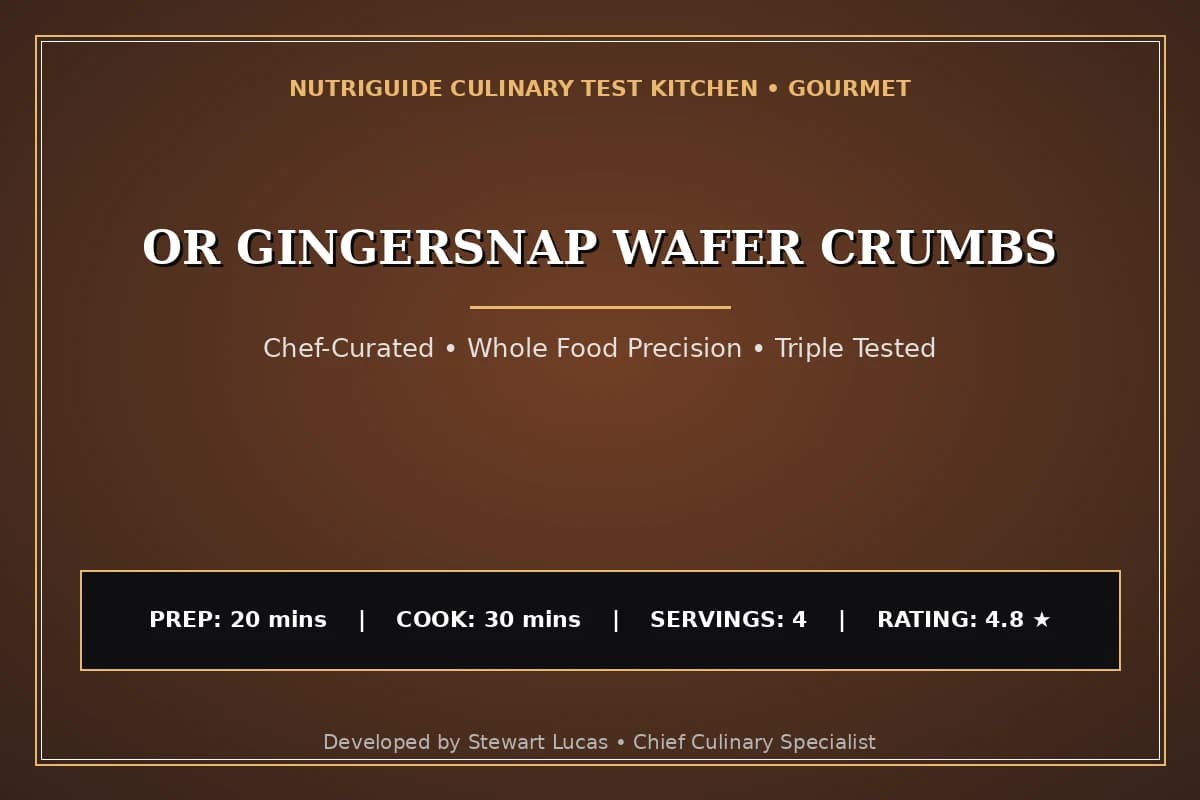 Or Gingersnap Wafer Crumbs