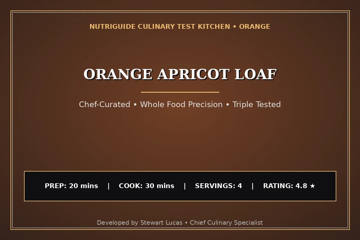 Orange Apricot Loaf