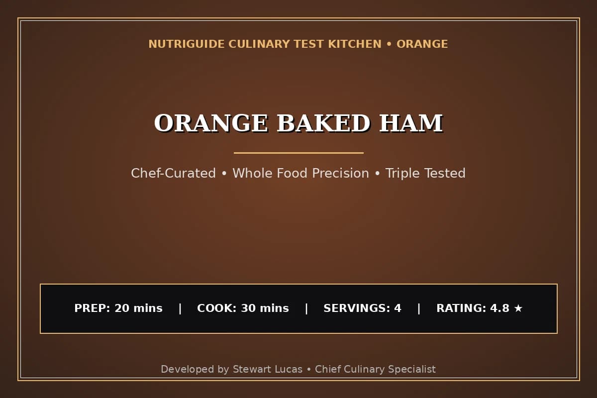 Orange Baked Ham