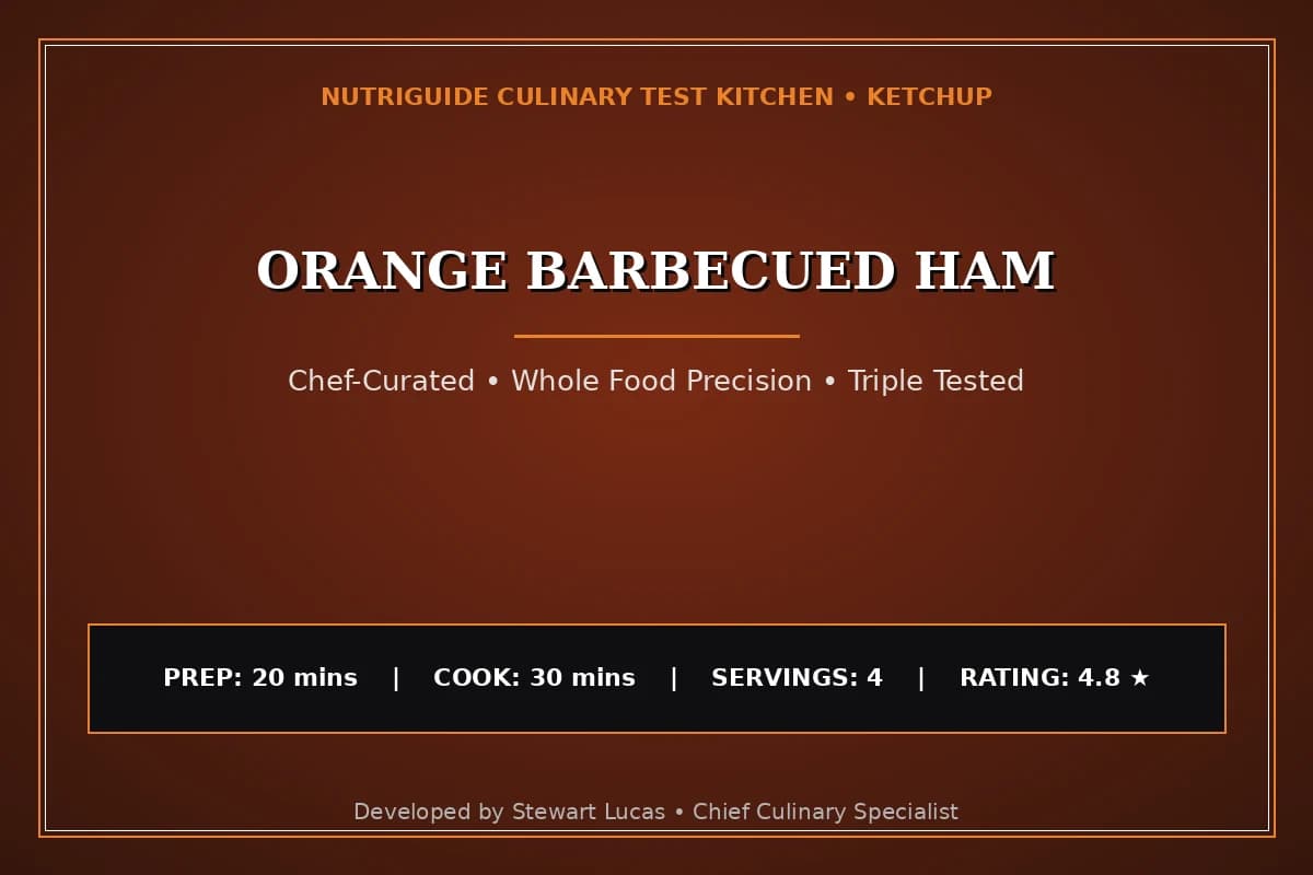 Orange Barbecued Ham