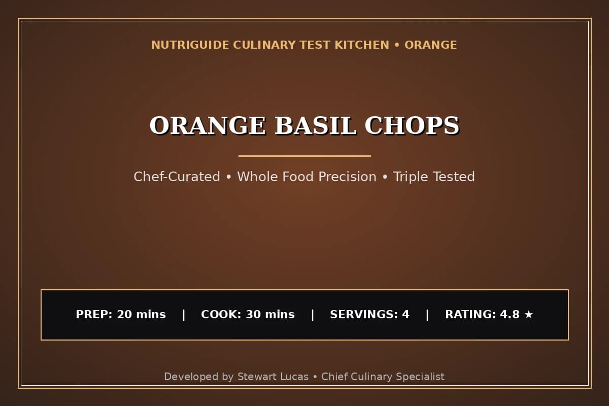 Orange Basil Chops