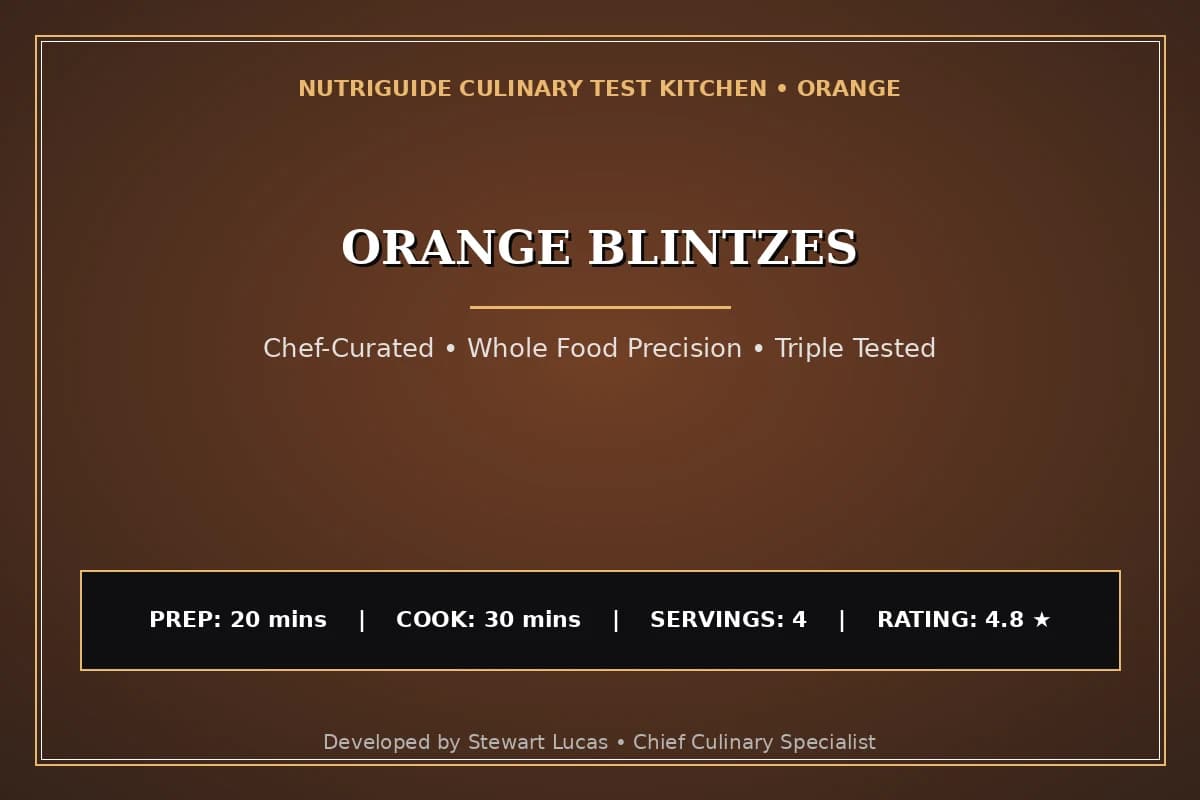 Orange Blintzes