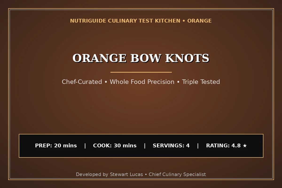 Orange Bow Knots