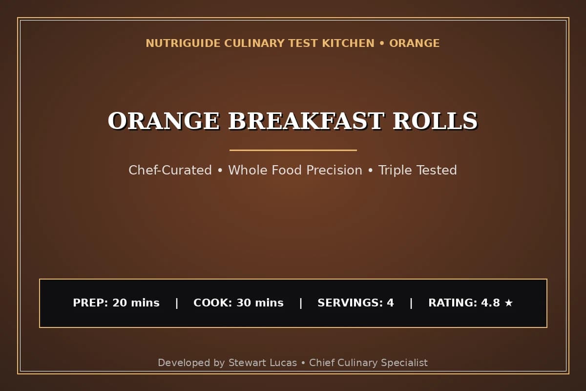 Orange Breakfast Rolls