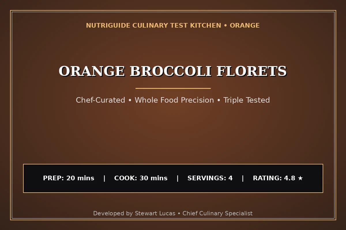 Orange Broccoli Florets