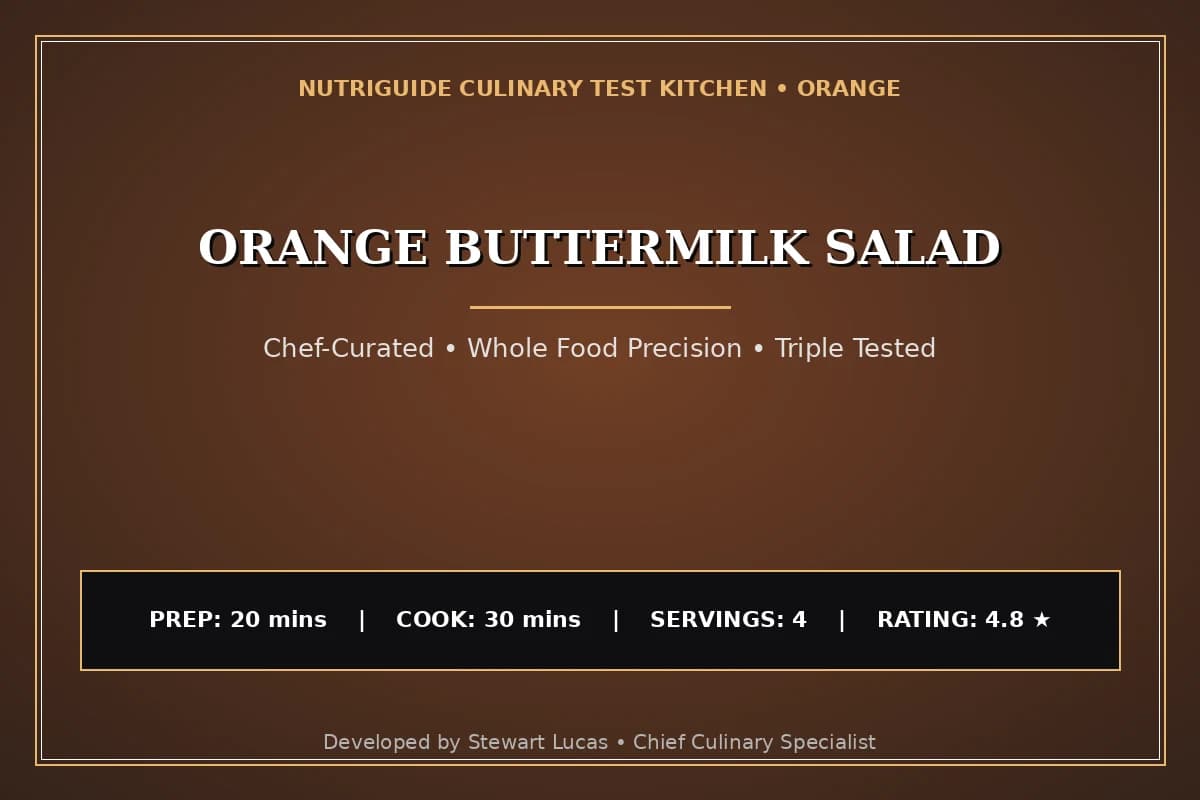 Orange Buttermilk Salad