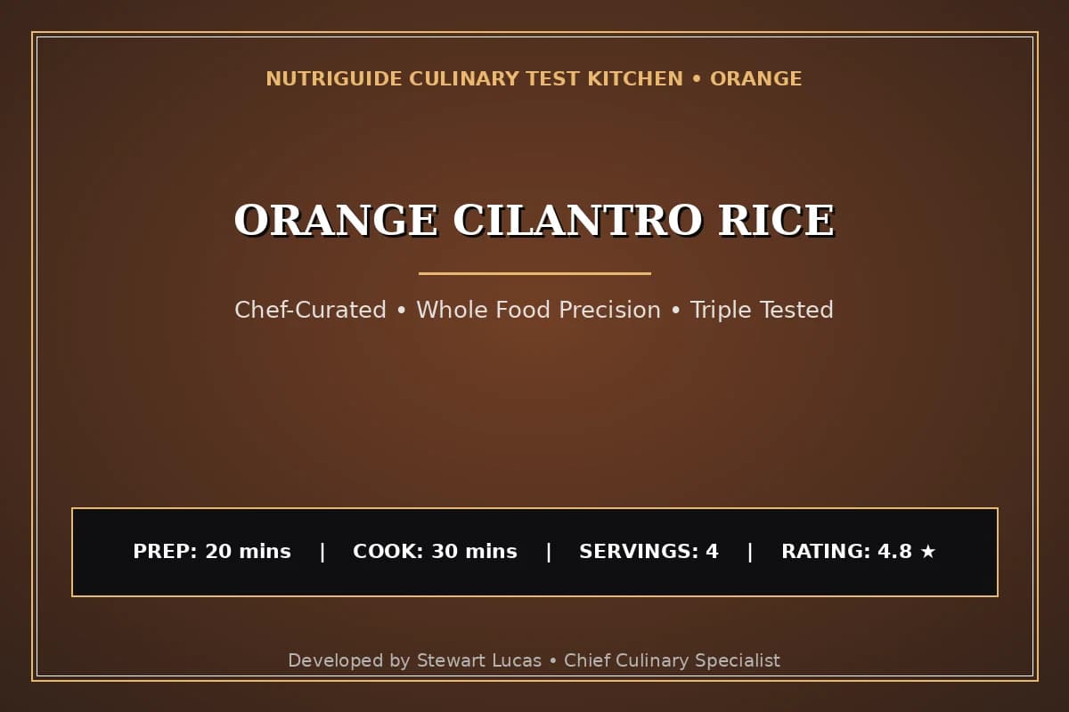 Orange Cilantro Rice