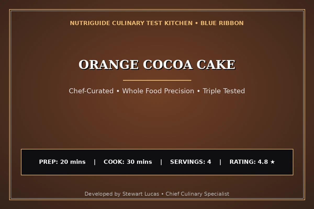 Orange Cocoa Cake