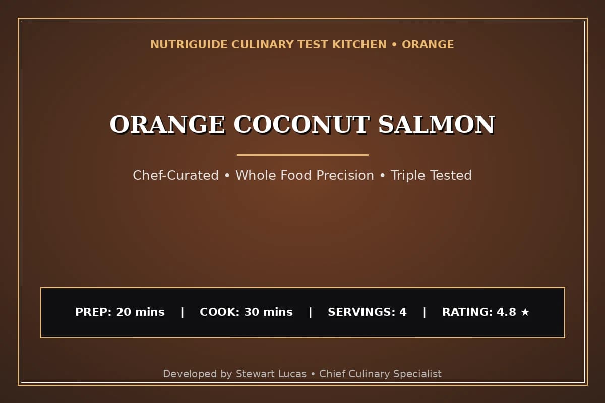 Orange Coconut Salmon