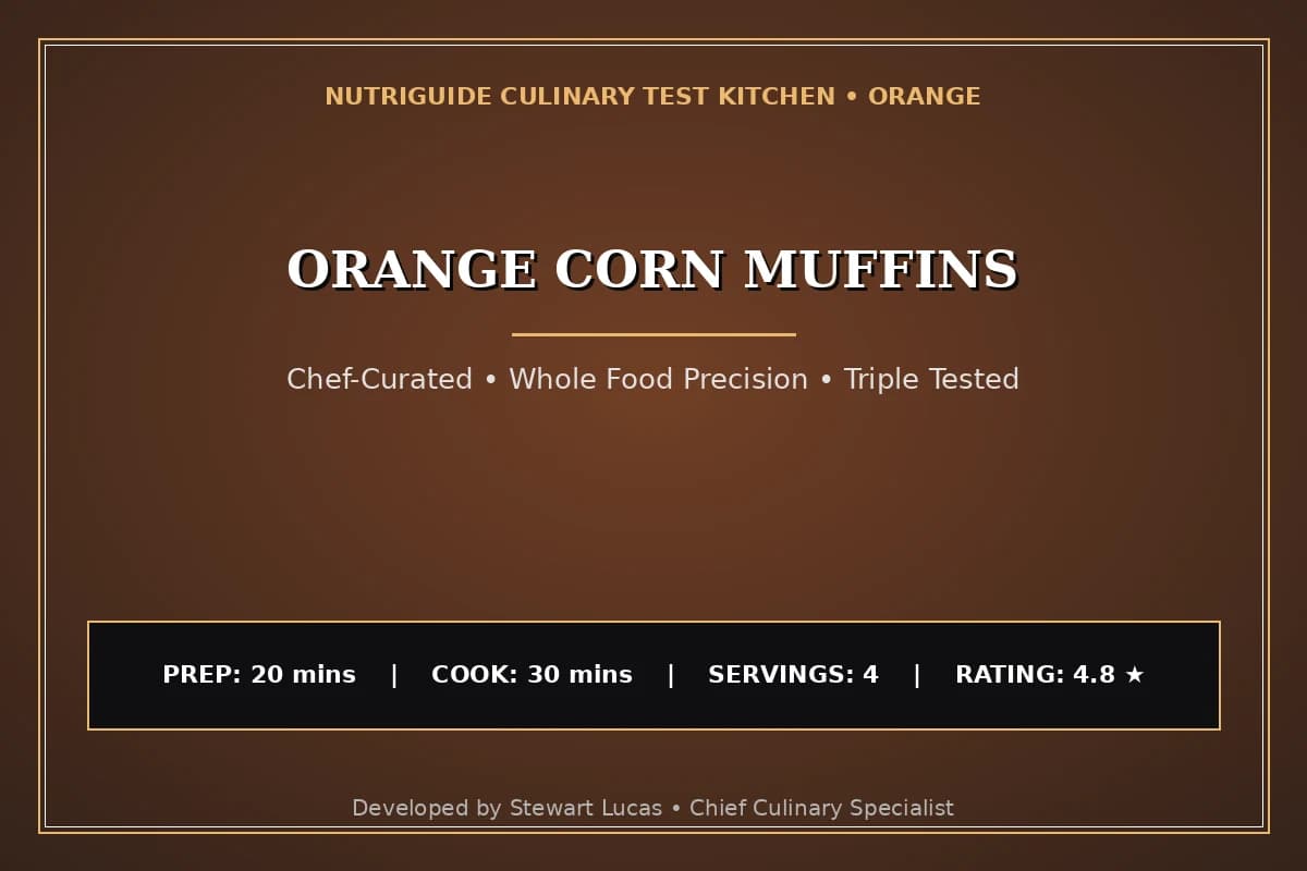 Orange Corn Muffins