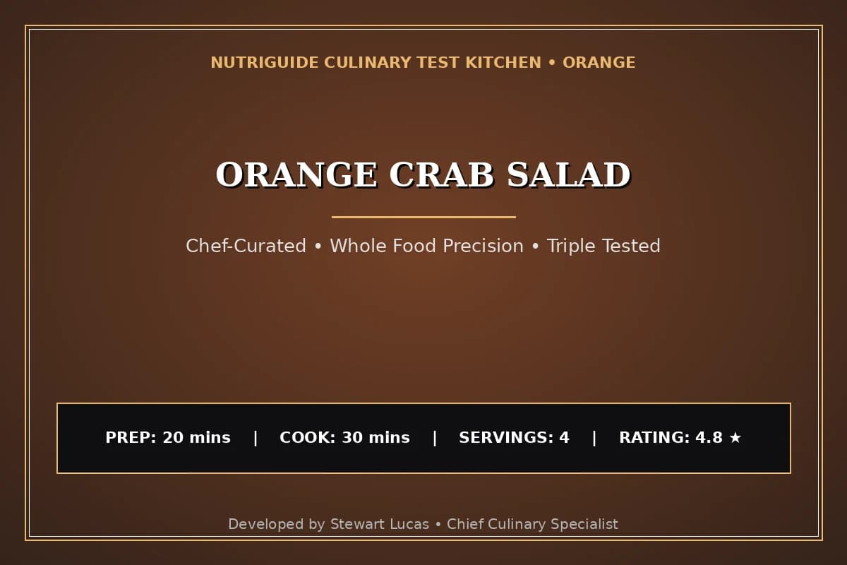 Orange Crab Salad