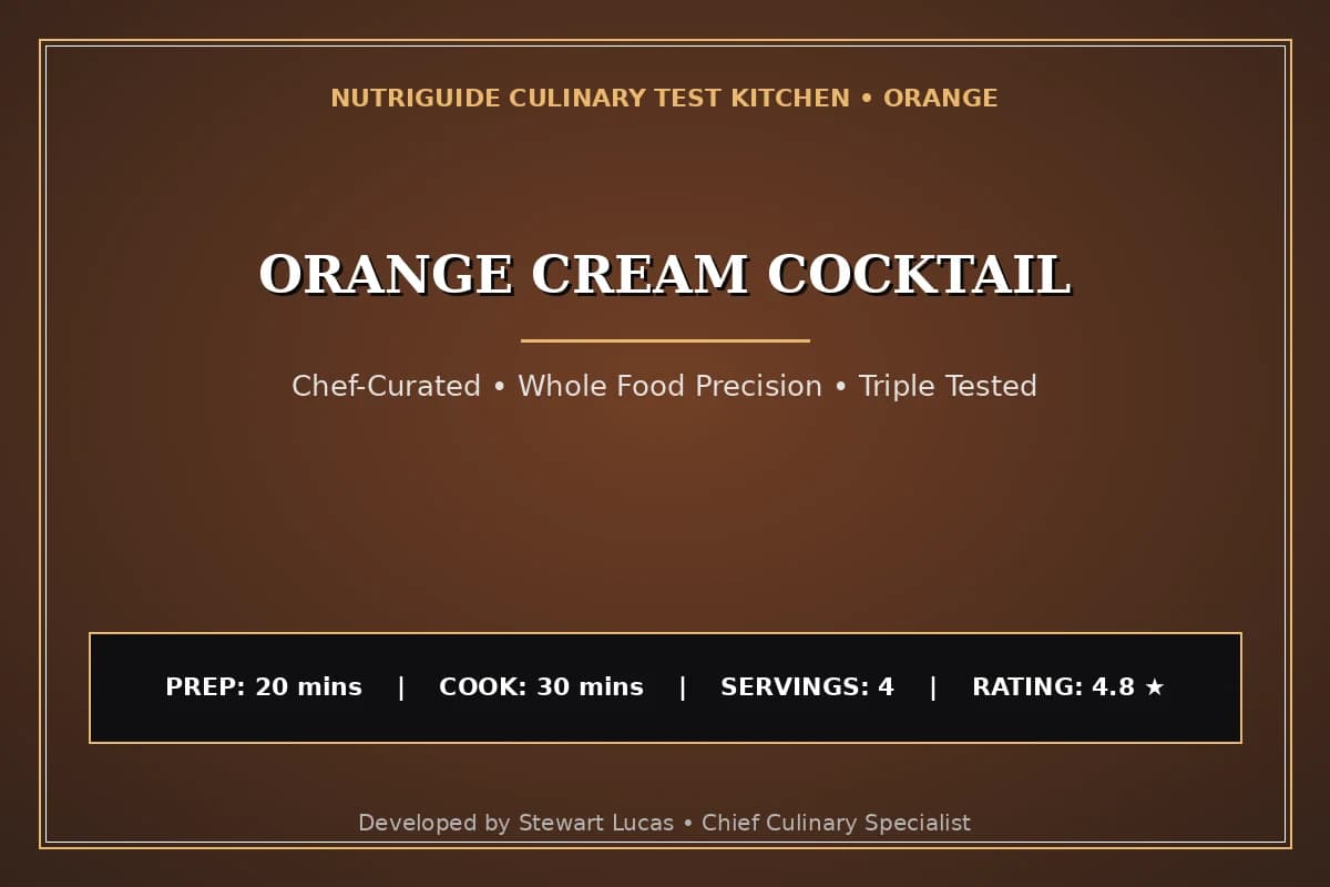 Orange Cream Cocktail