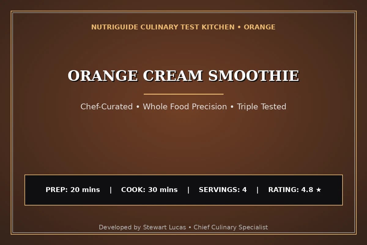 Orange Cream Smoothie