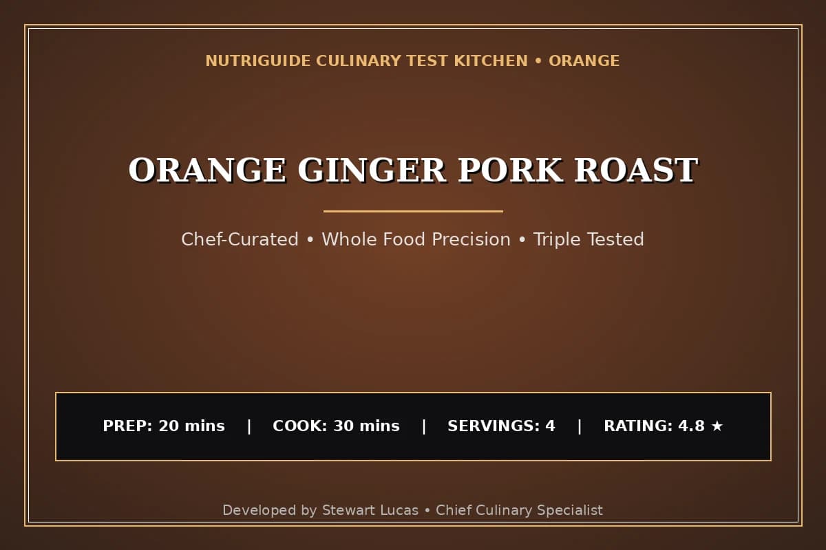 Orange Ginger Pork Roast