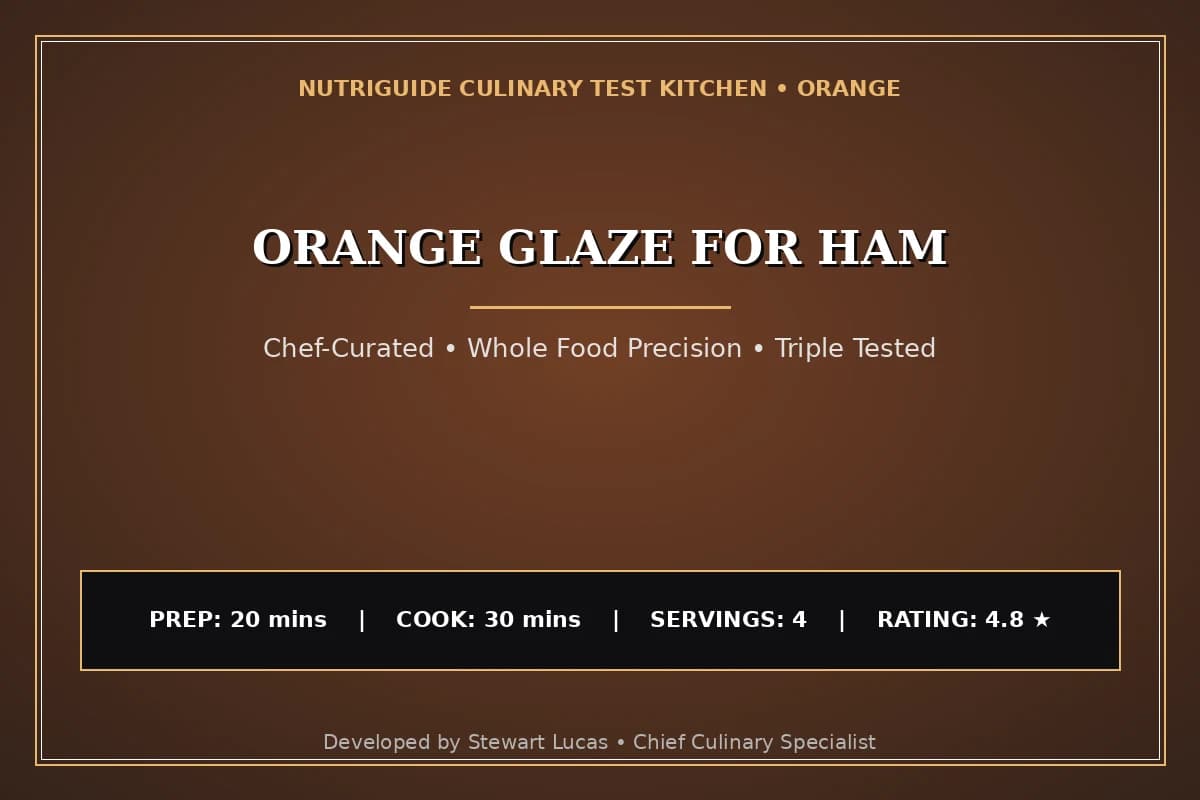 Orange Glaze For Ham