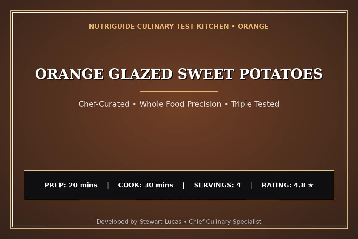 Orange Glazed Sweet Potatoes