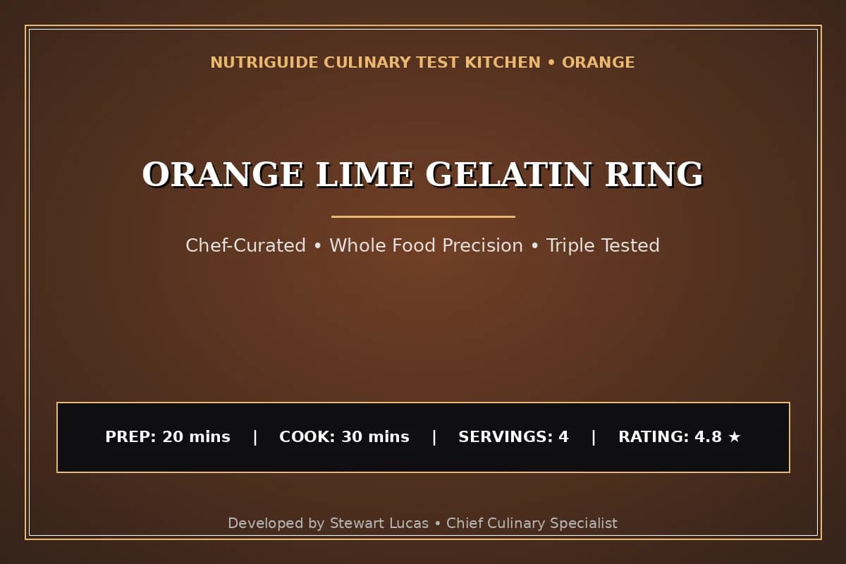 Orange Lime Gelatin Ring