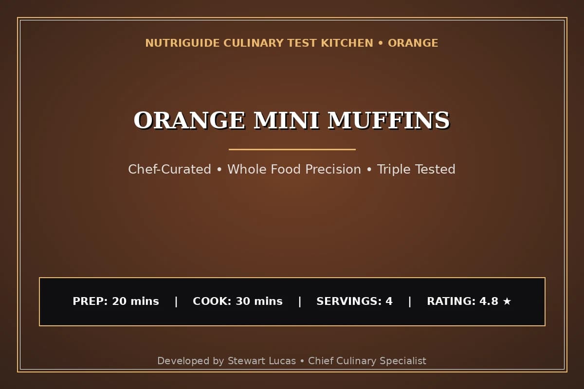 Orange Mini Muffins