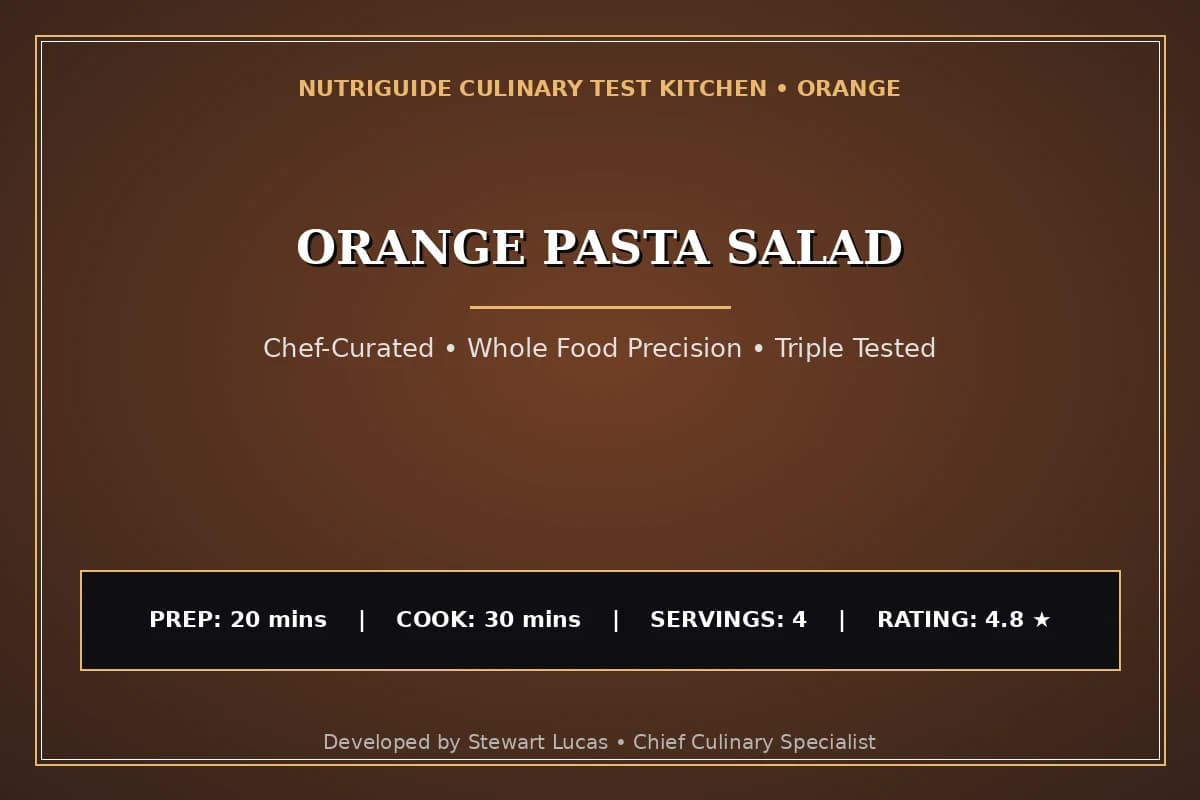 Orange Pasta Salad