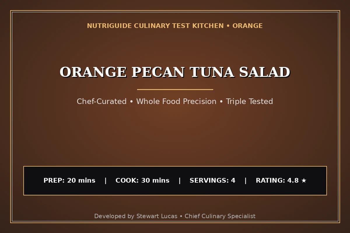 Orange Pecan Tuna Salad