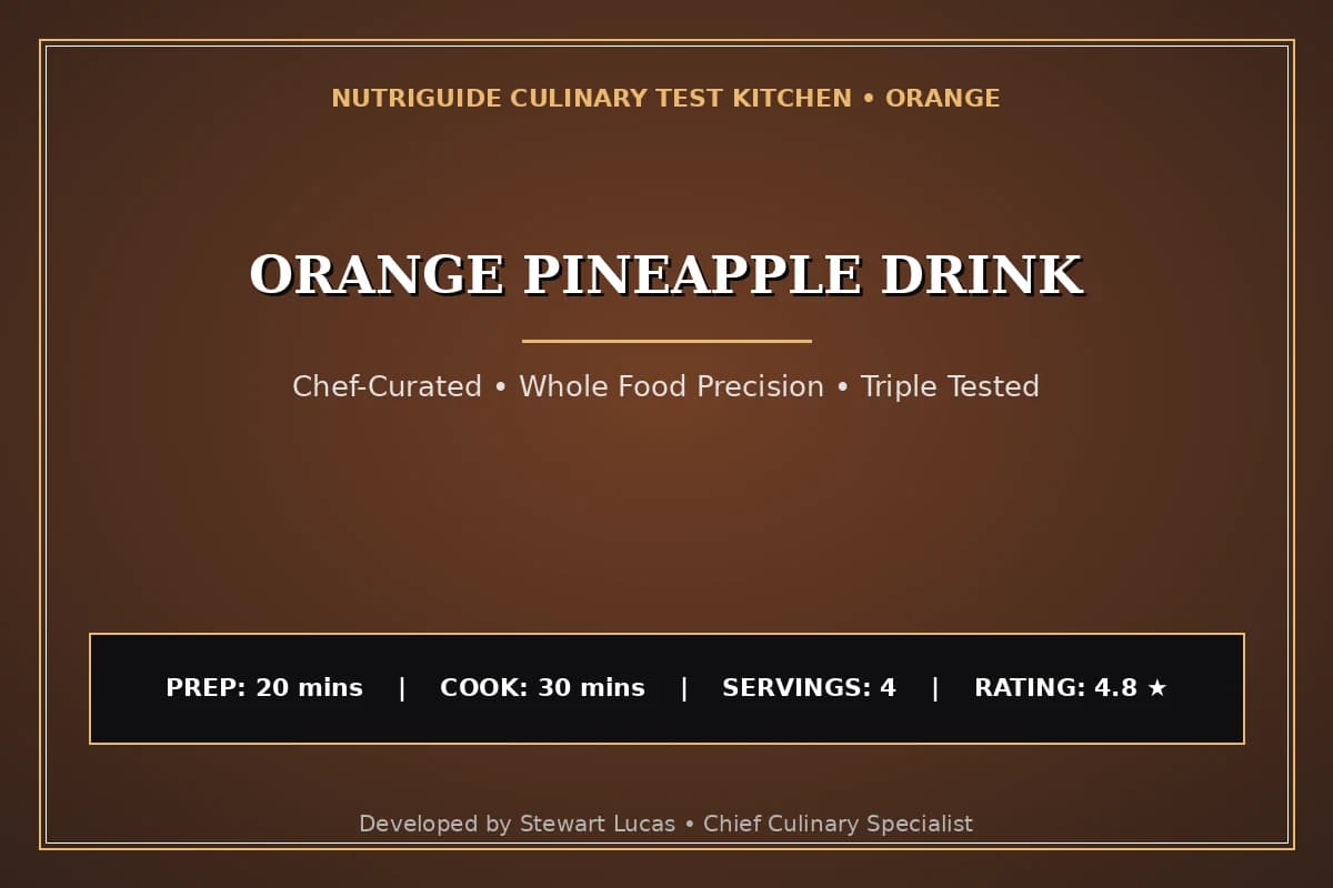 Orange Pineapple Drink