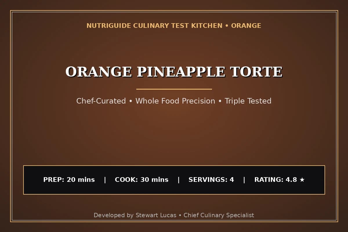 Orange Pineapple Torte