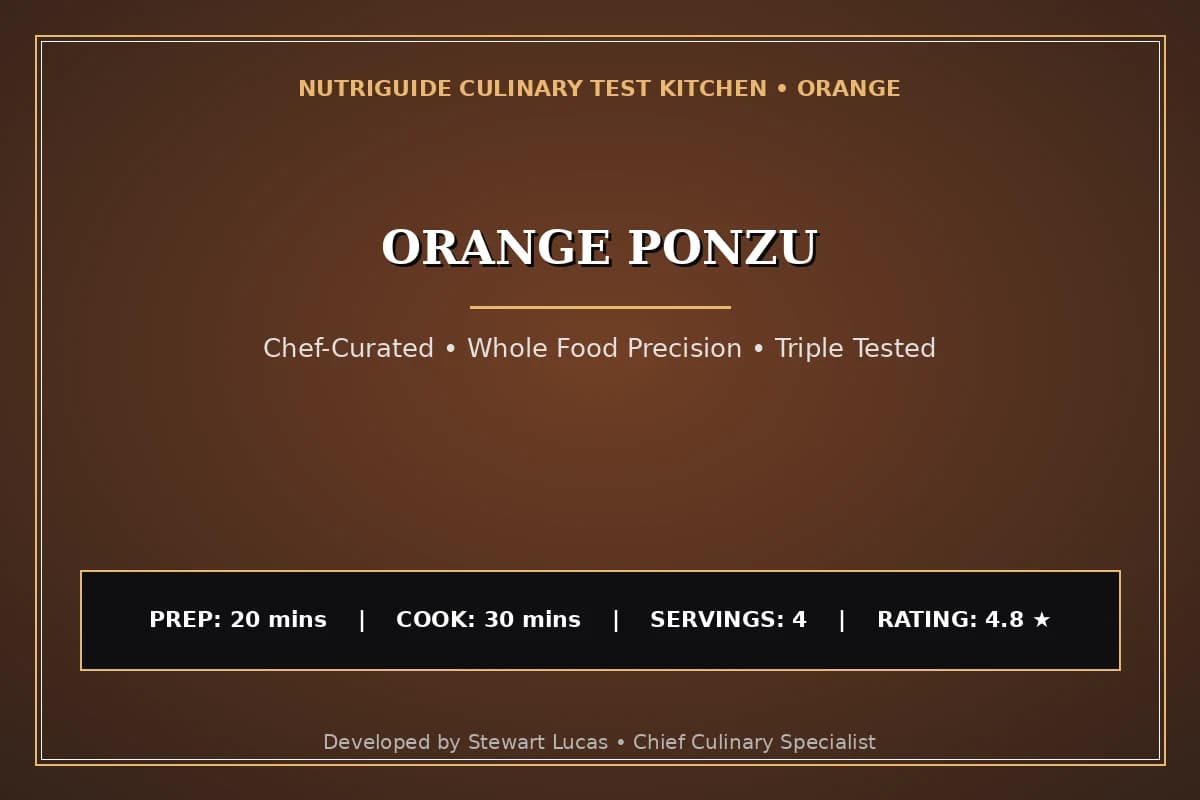 Orange Ponzu