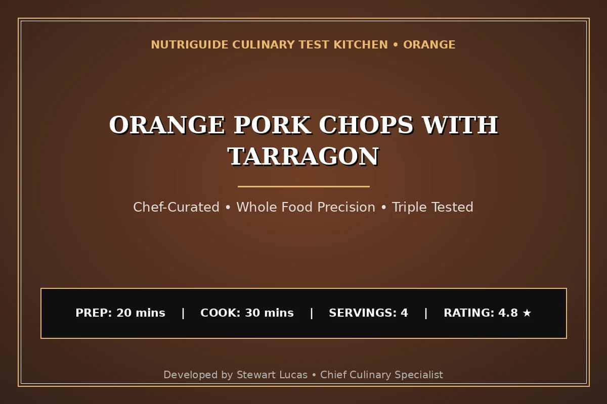 Orange Pork Chops With Tarragon