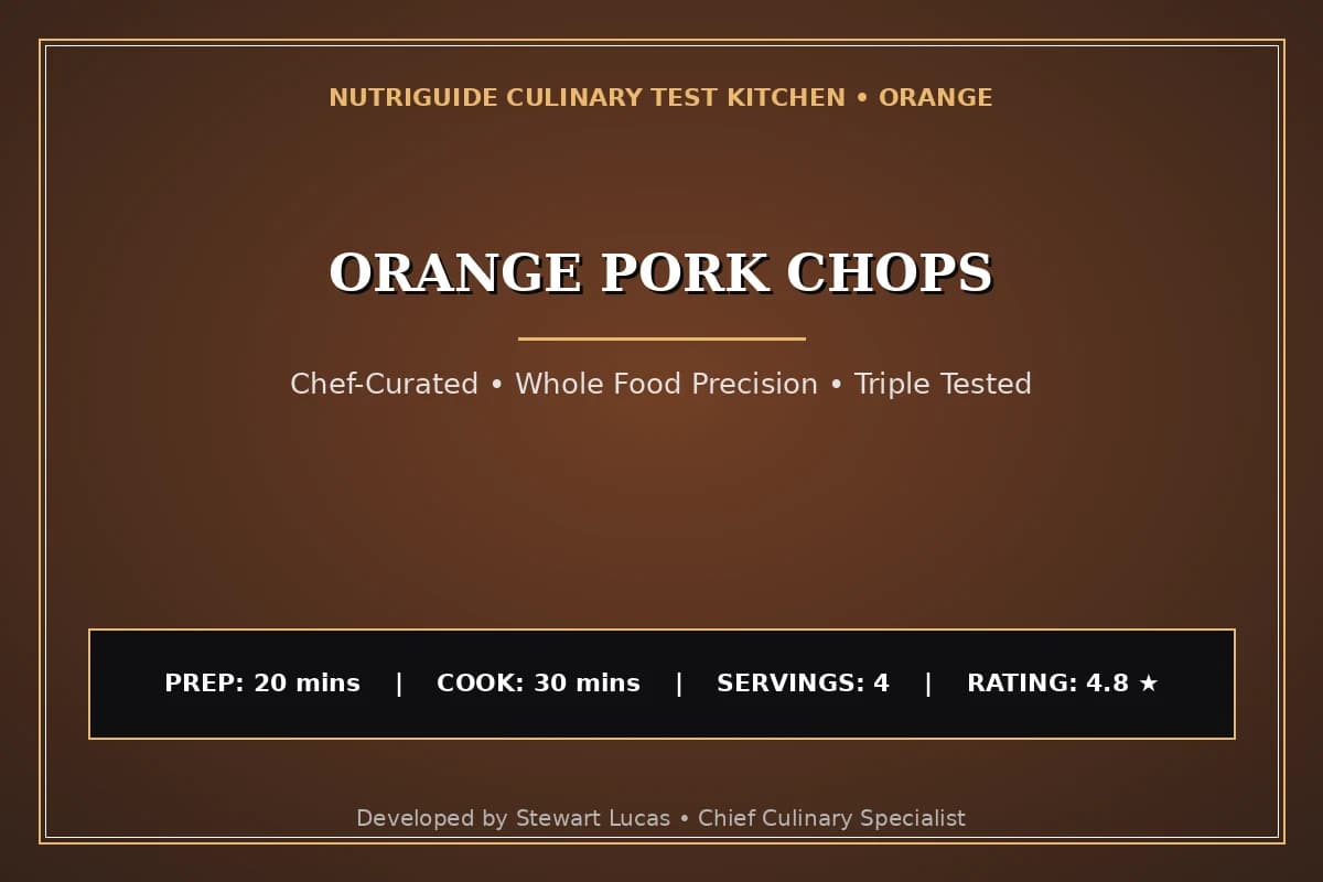 Orange Pork Chops
