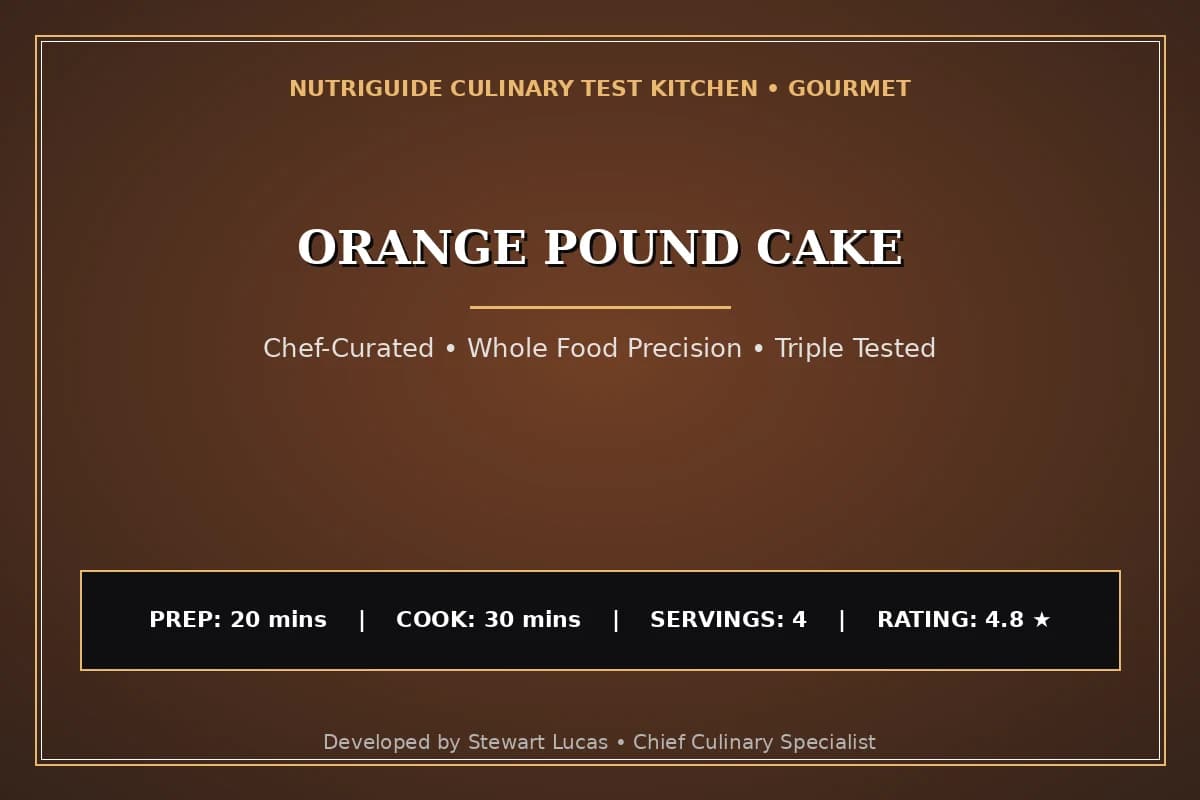 Orange Pound Cake