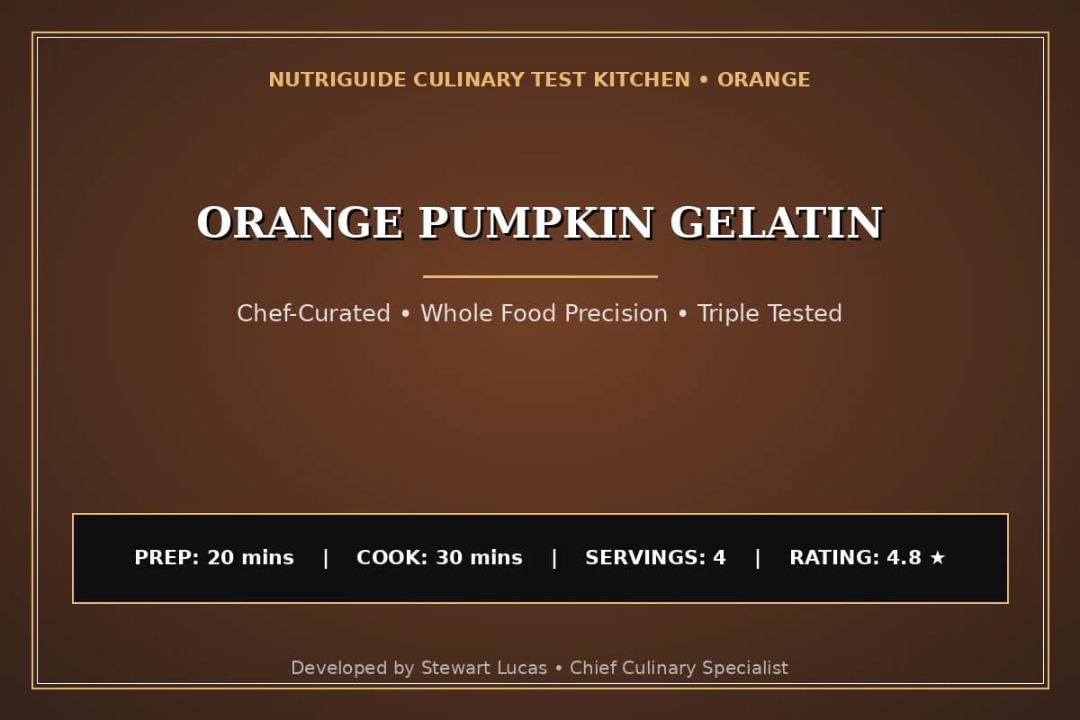 Orange Pumpkin Gelatin