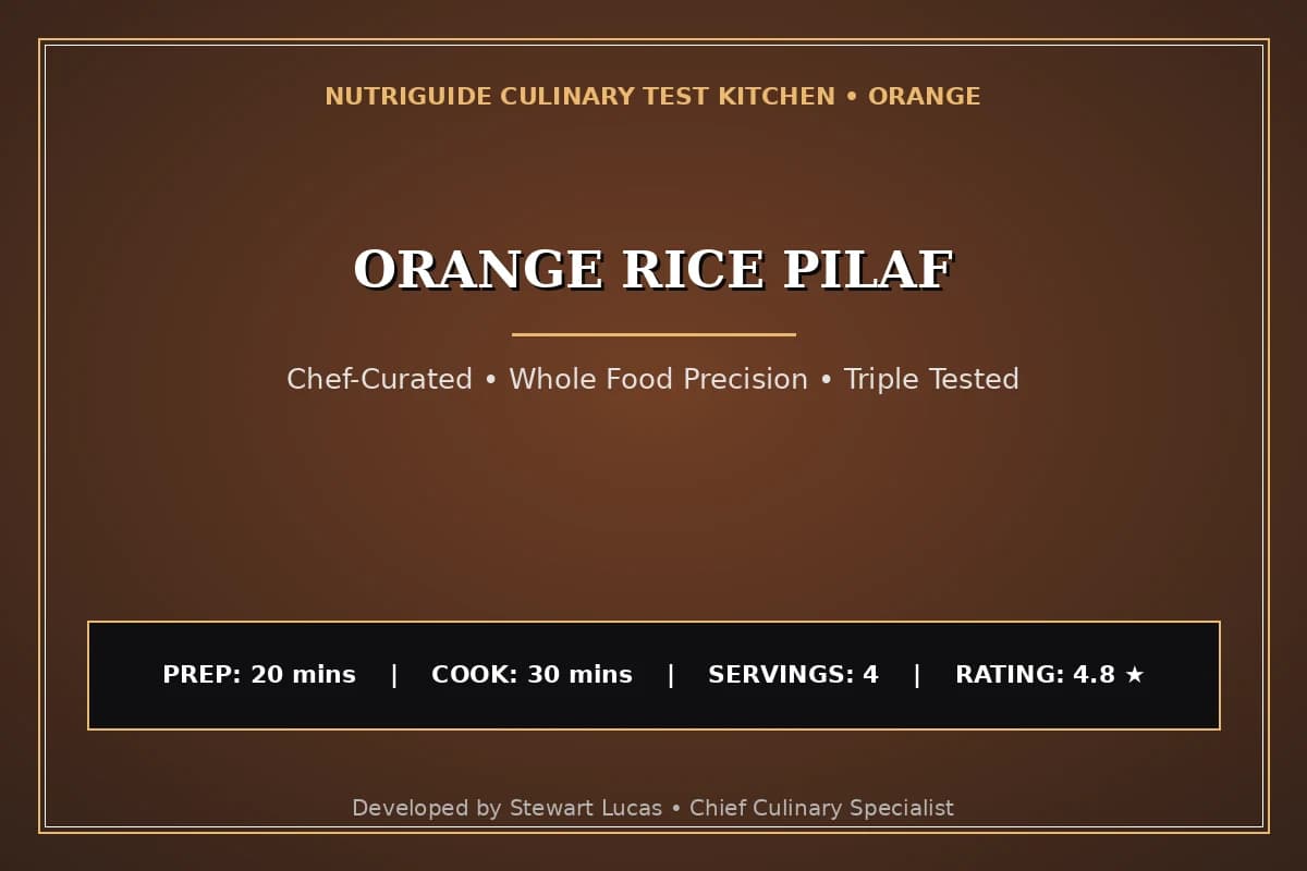 Orange Rice Pilaf