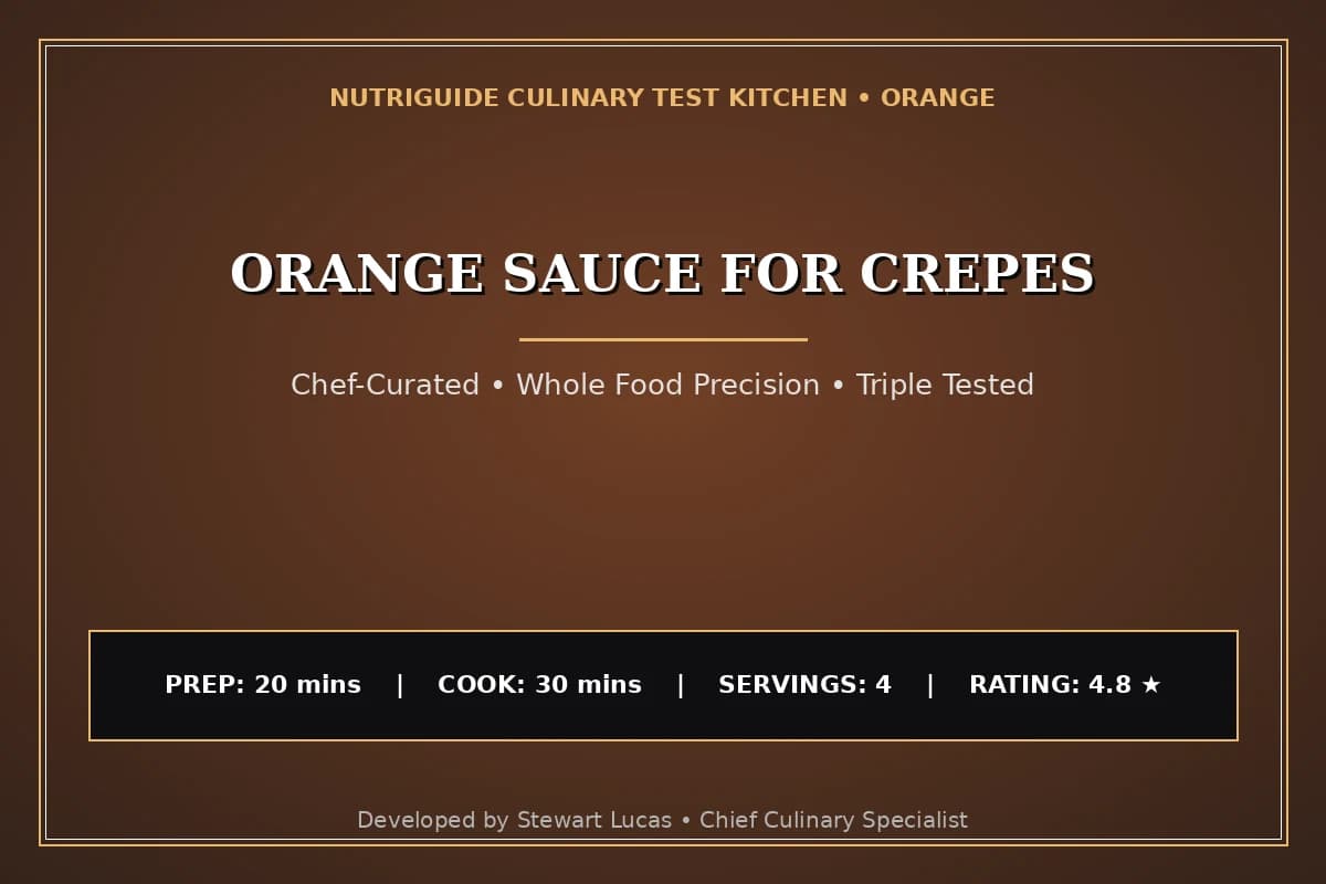 Orange Sauce For Crepes