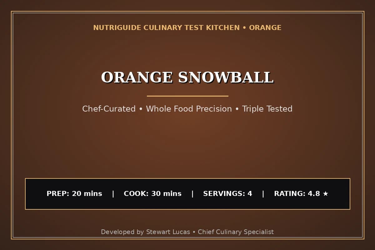 Orange Snowball