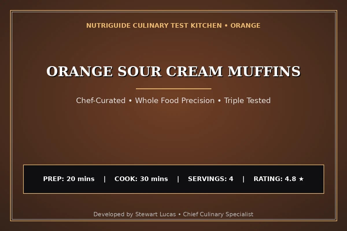 Orange Sour Cream Muffins
