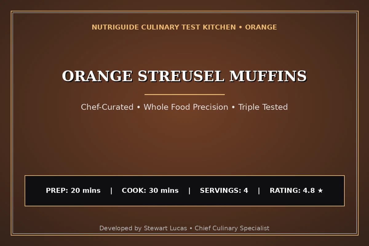 Orange Streusel Muffins