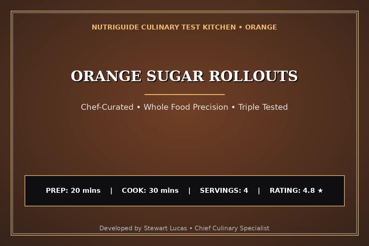 Orange Sugar Rollouts