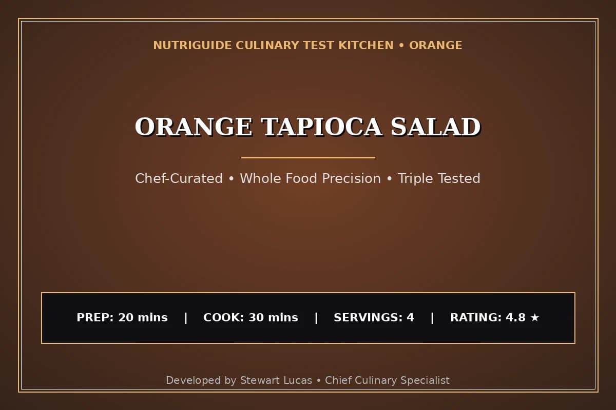 Orange Tapioca Salad