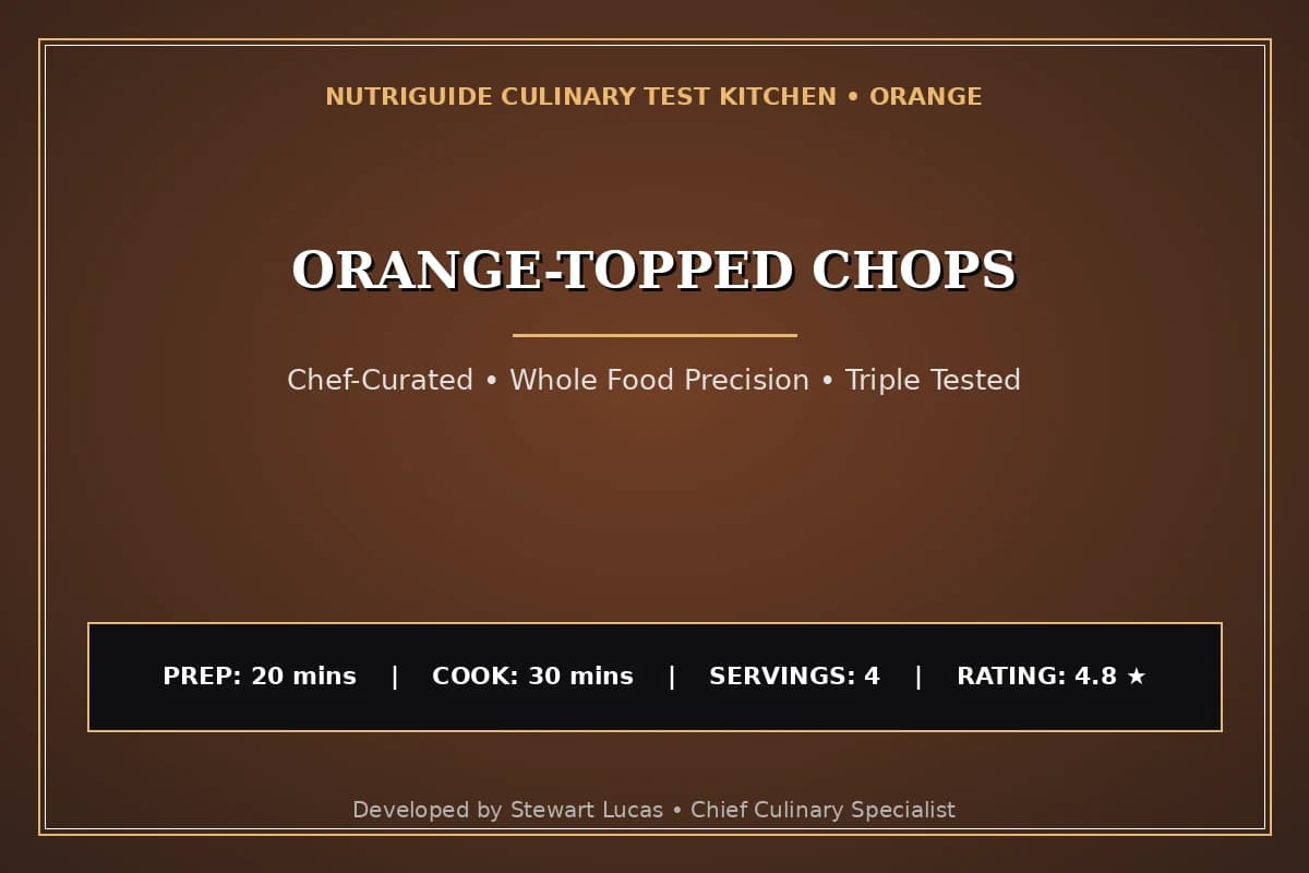 Orange-Topped Chops