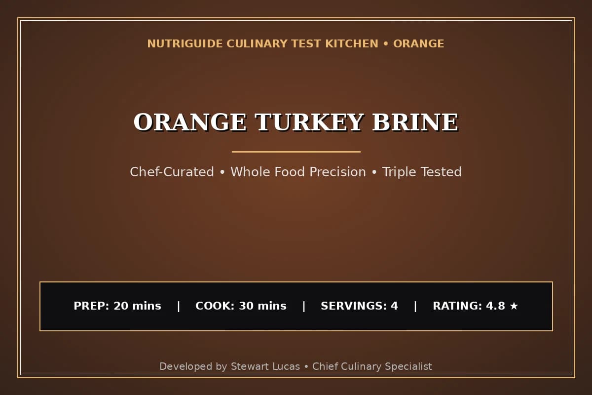 Orange Turkey Brine