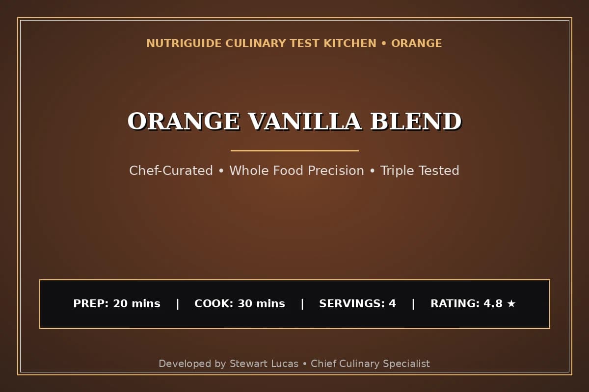 Orange Vanilla Blend