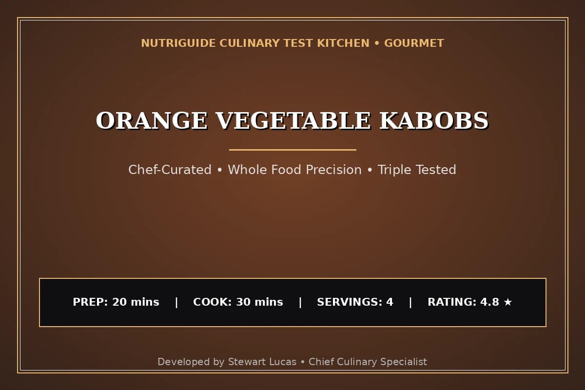 Orange Vegetable Kabobs