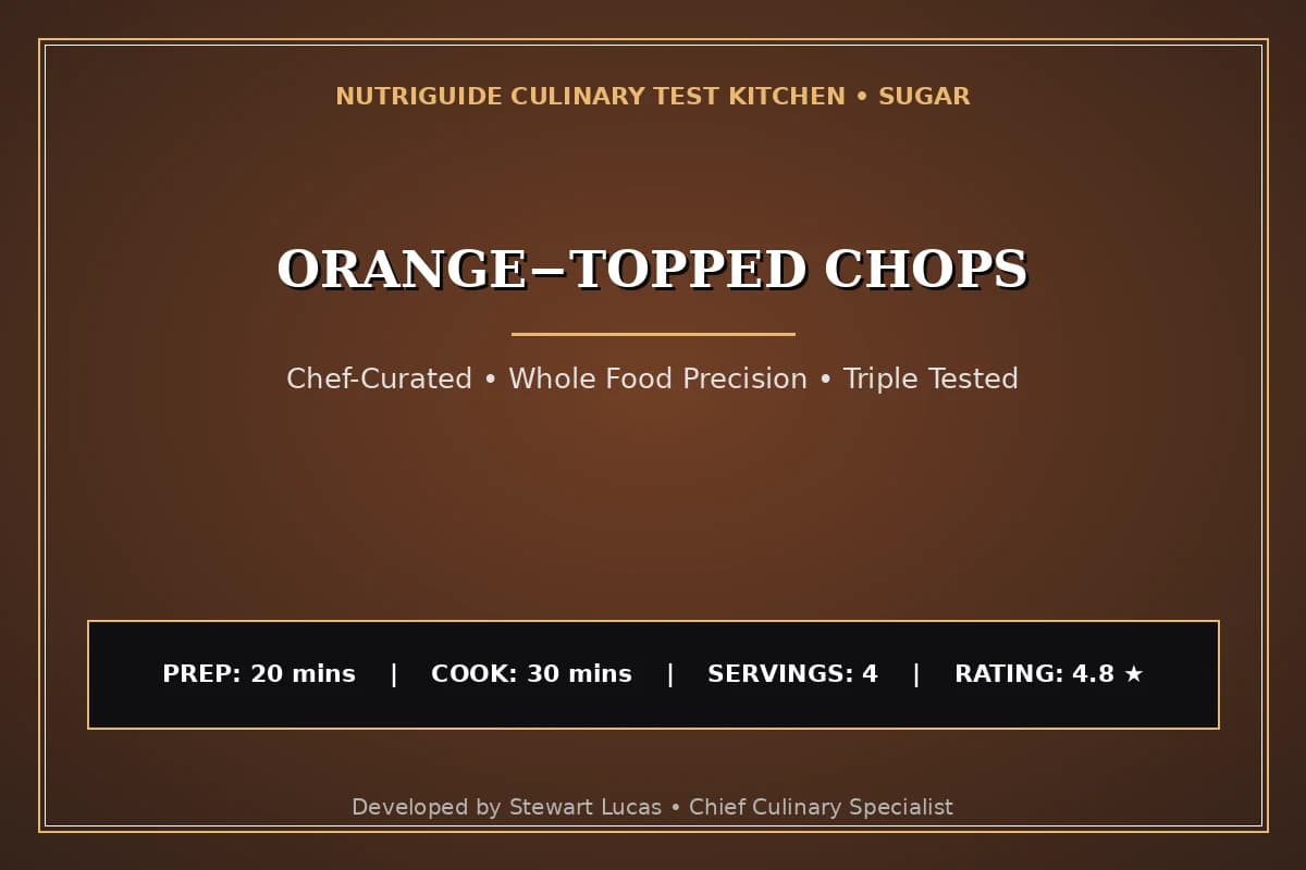 Orange−Topped Chops