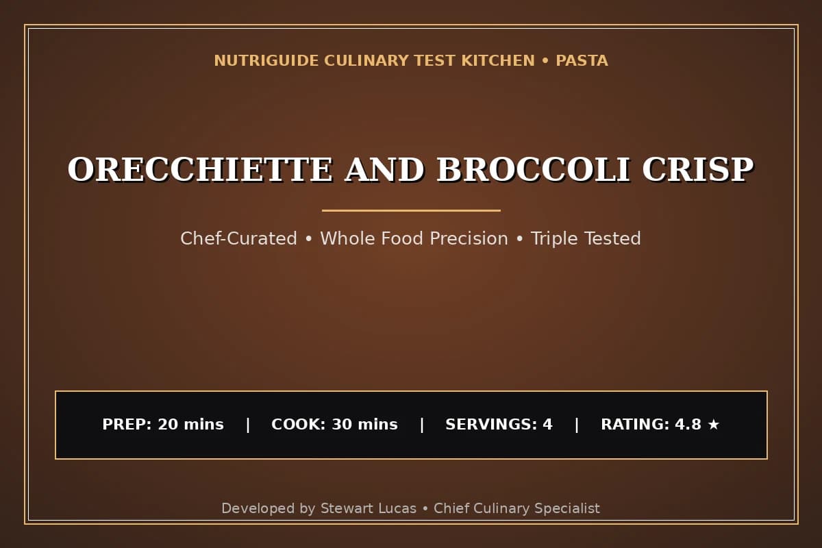 Orecchiette And Broccoli Crisp