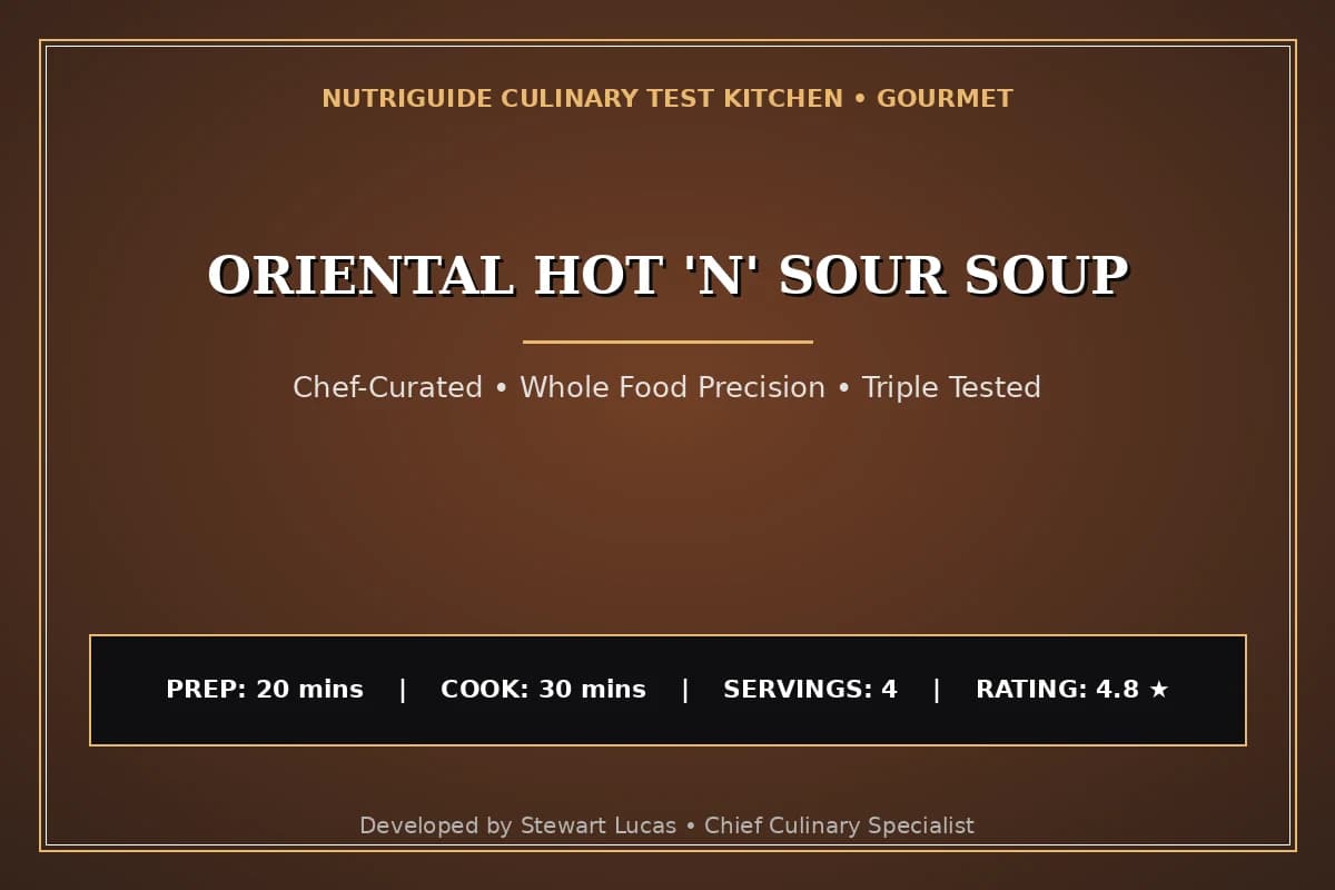 Oriental Hot 'N' Sour Soup
